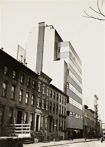 WALKER EVANS (1903-1975) The New School for Social Research. Circa 1930.                                                                         